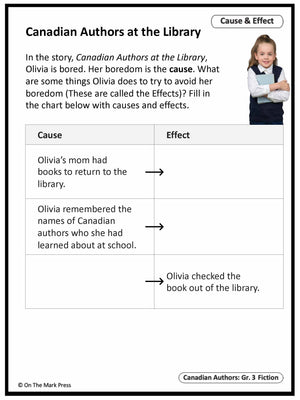 Canadian Authors At The Library: A Social Studies Reading Lesson  Gr. 3-4