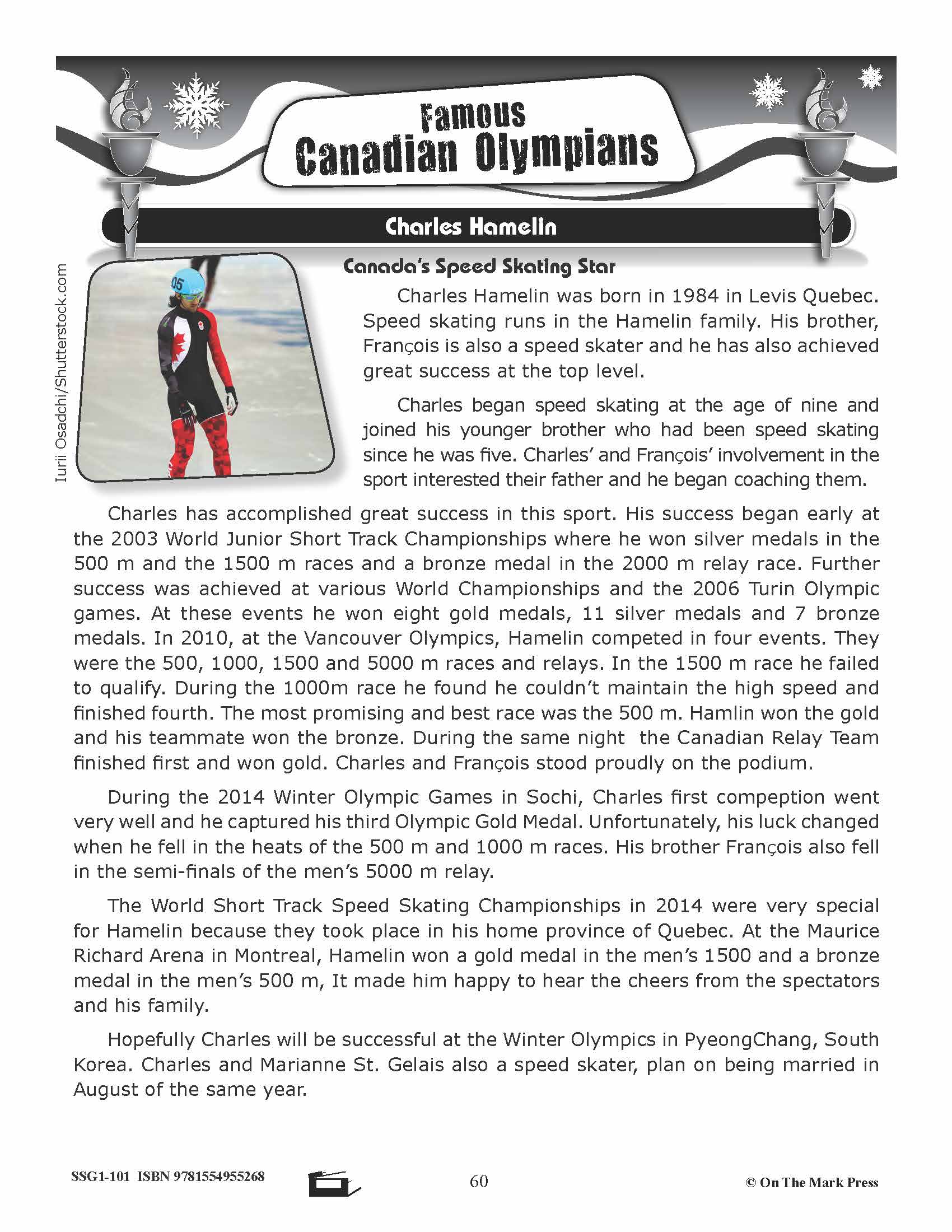 2018 Famous Canadian Olympians Gr. 4-8