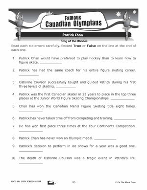 2018 Famous Canadian Olympians Gr. 4-8