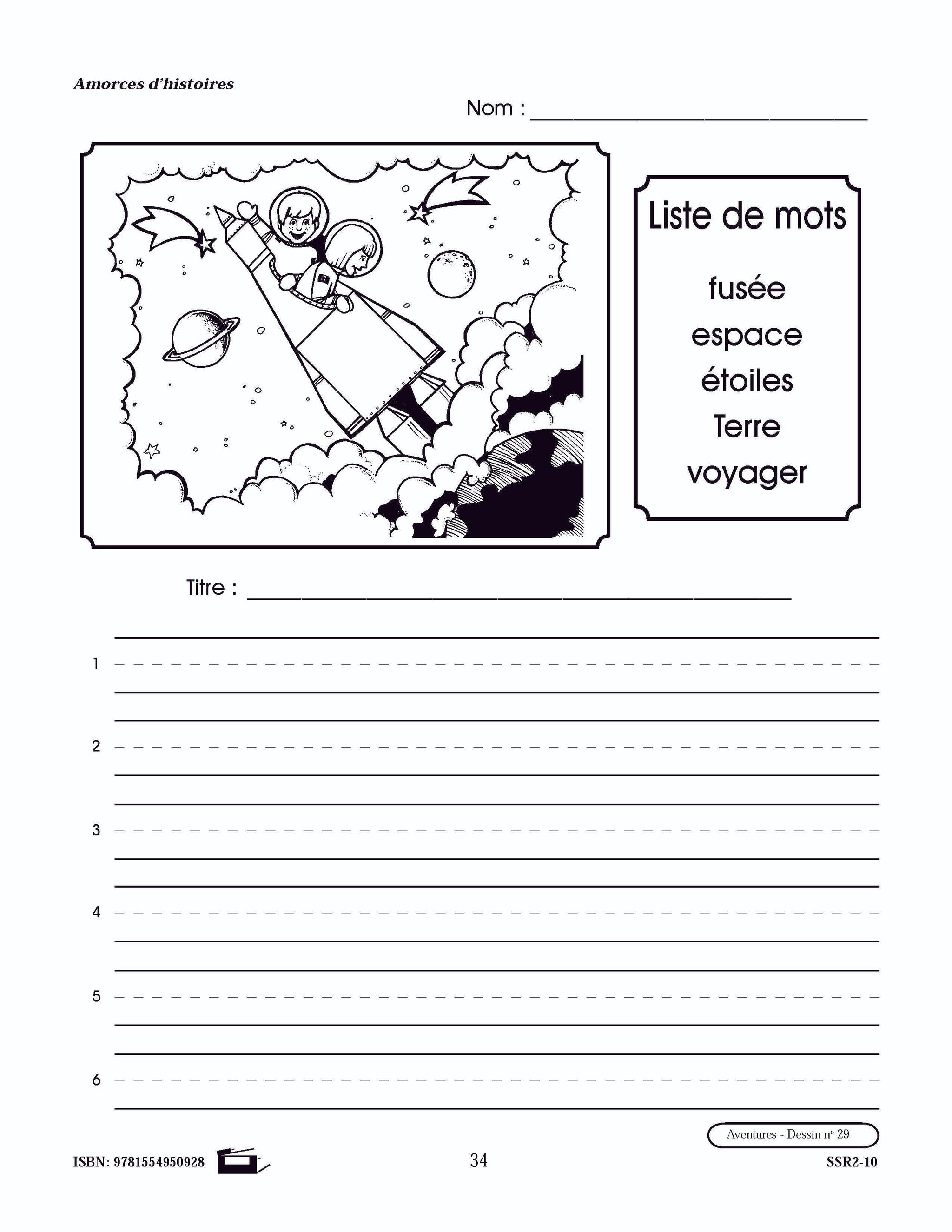 Amorces d'histoires d'aventures 1e à 3e année