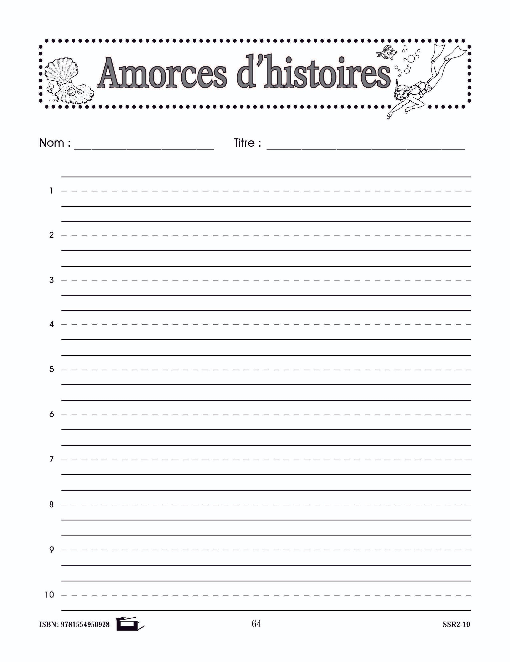 Amorces d'histoires d'animaux 1e à 3e année