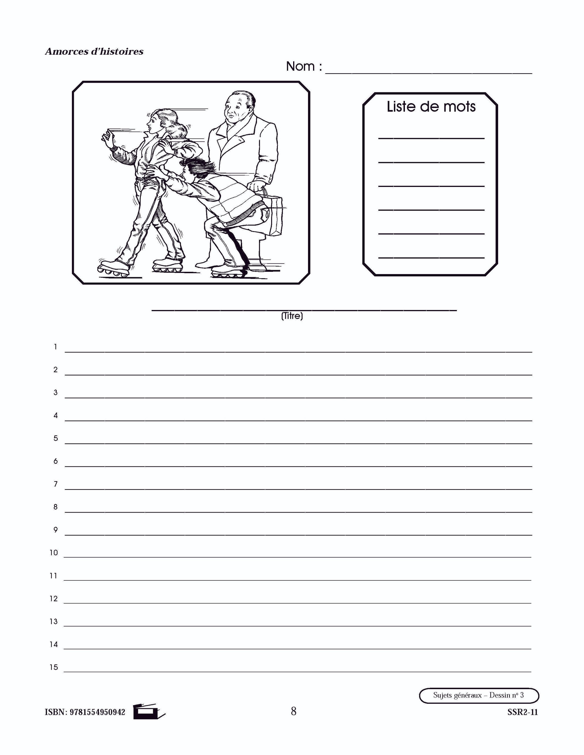 Amorces d'histoires 4e à 6e année