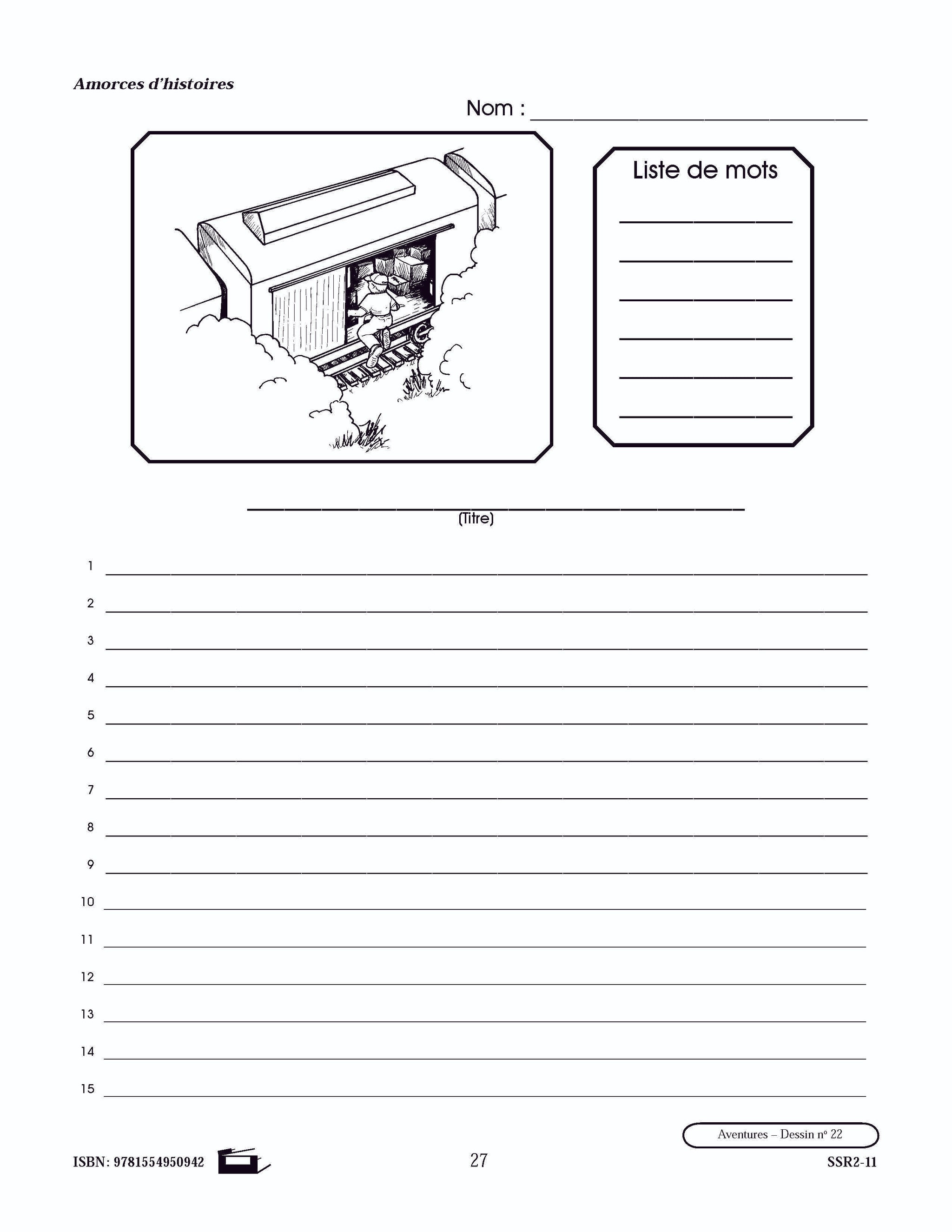 Amorces d'histoires d'aventures 4e à 6e année