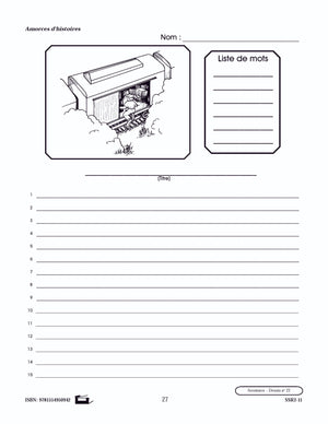 Amorces d'histoires d'aventures 4e à 6e année