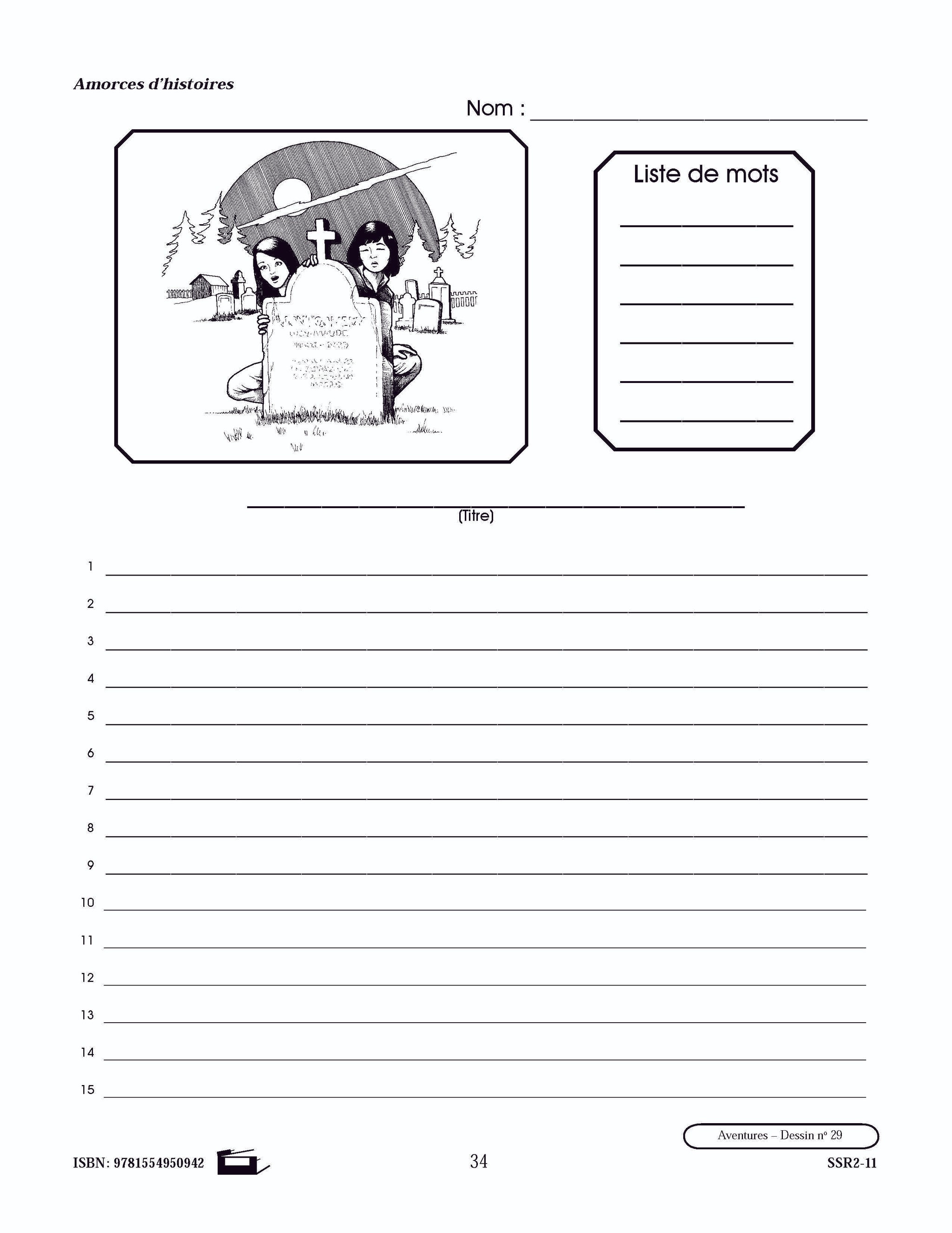 Amorces d'histoires d'aventures 4e à 6e année