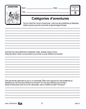 La littéracie par le mystère et l'aventure: Activités de prédictions et conclusions 4e à 6e année