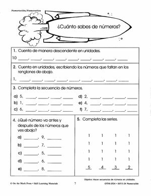 Spanish/English Grades 1-3 Math Workbook Bundle