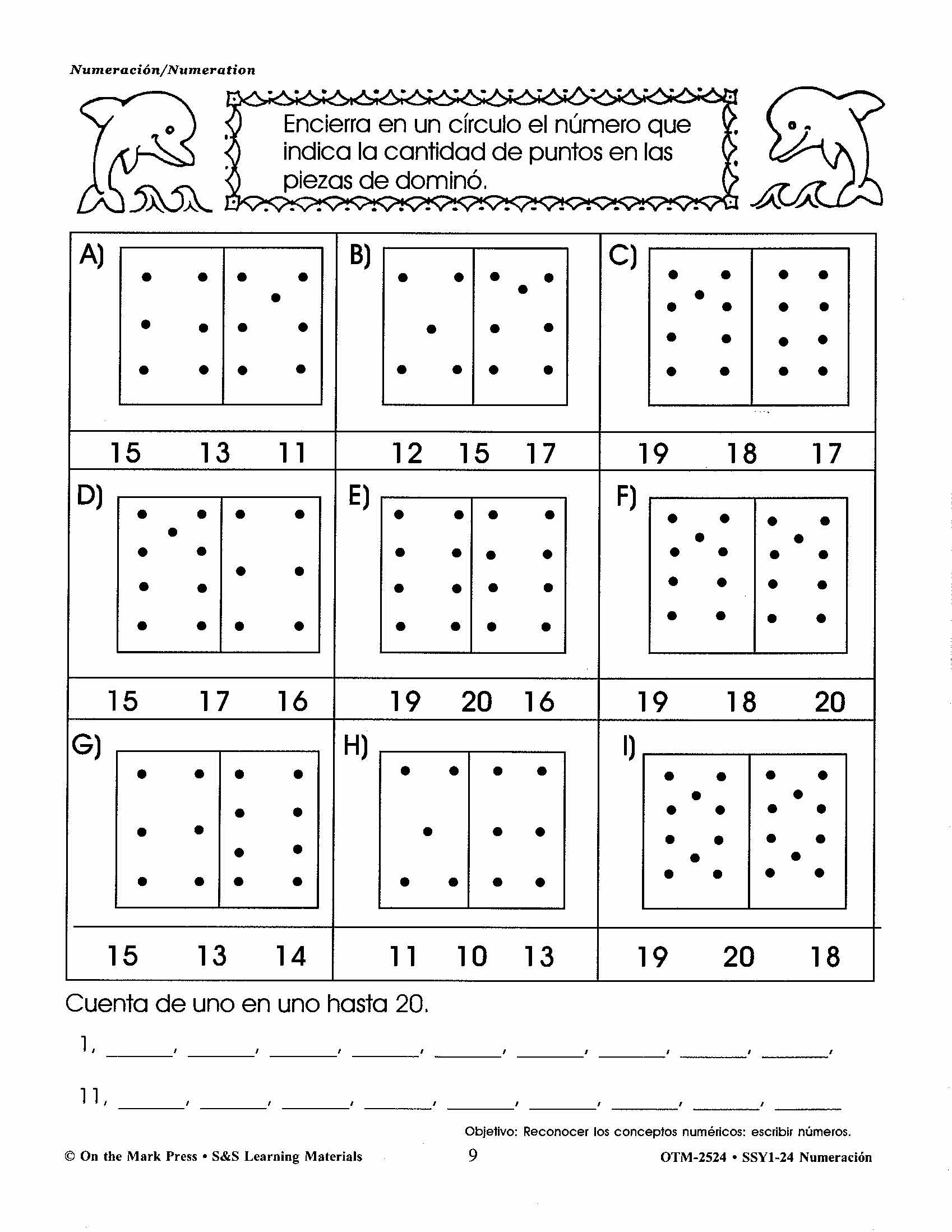 Spanish/English Grades 1-3 Math Workbook Bundle
