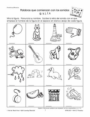 Spanish/English Language Arts 5 Workbook Bundle!