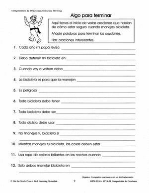 Spanish/English 8 Workbook Bundle!