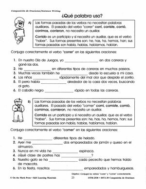 Spanish/English 8 Workbook Bundle!