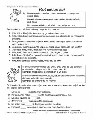 Spanish/English 8 Workbook Bundle!