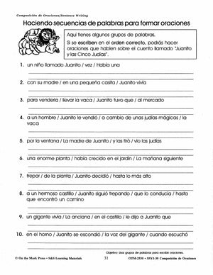 Spanish/English 8 Workbook Bundle!