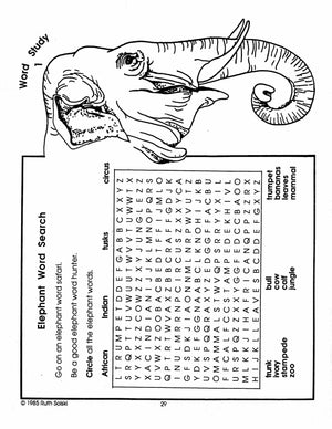 All About Elephants Grades 3-4