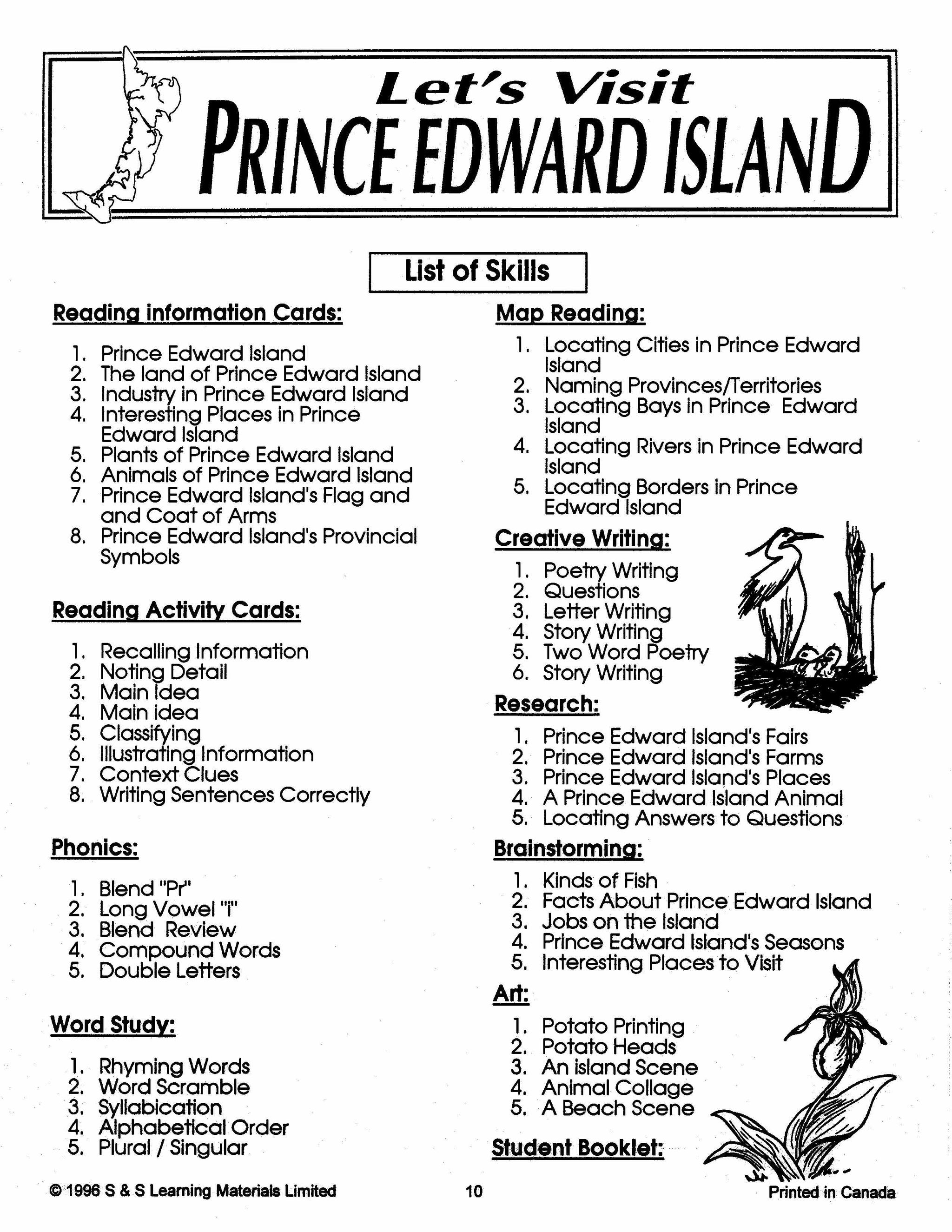 Let's Visit The Prairies A 3 Book Bundle Grades 2-4