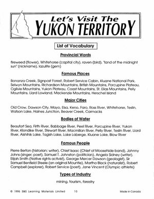 Let's Visit Canada's Territories -  A 3 Book Bundle Grades 2-4