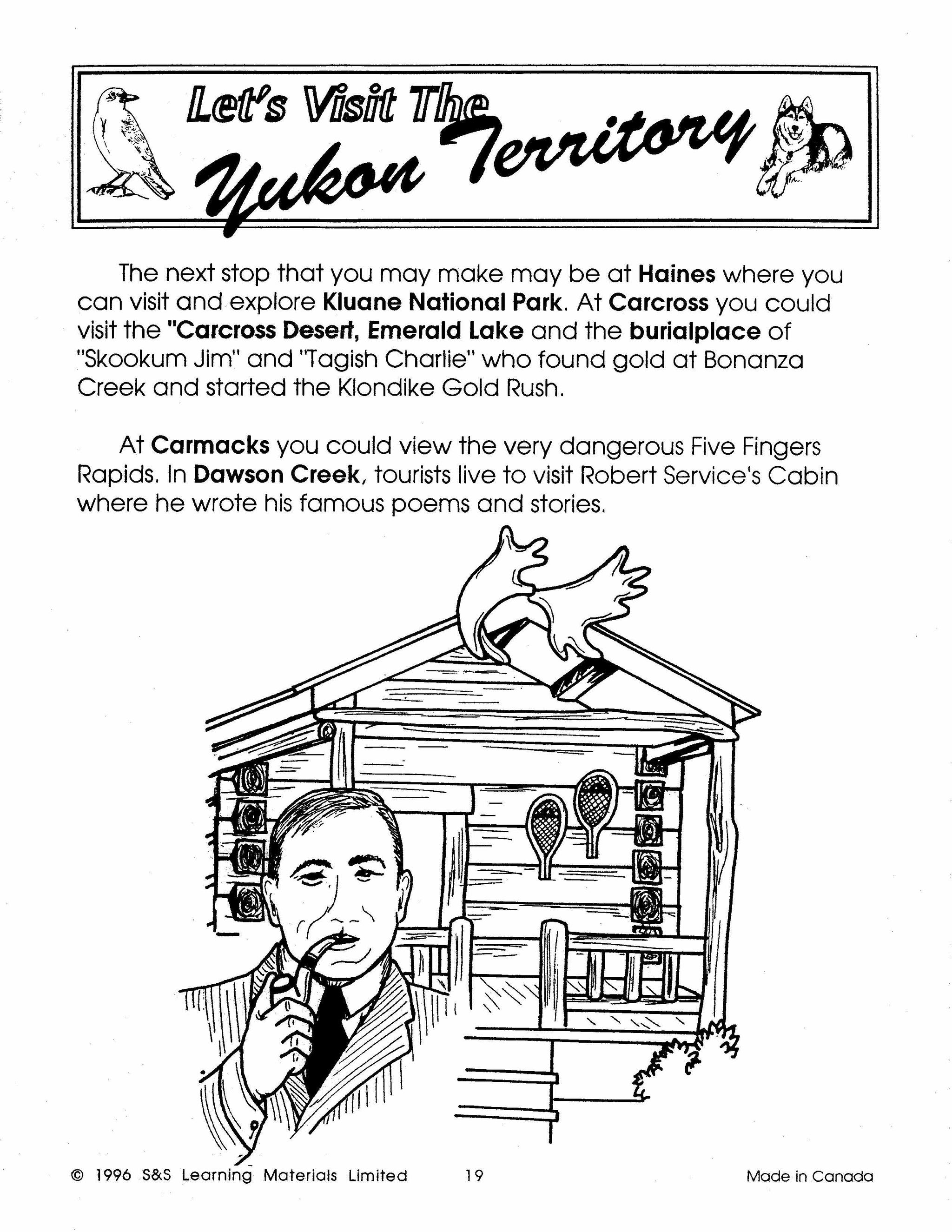 Let's Visit Canada's Territories -  A 3 Book Bundle Grades 2-4