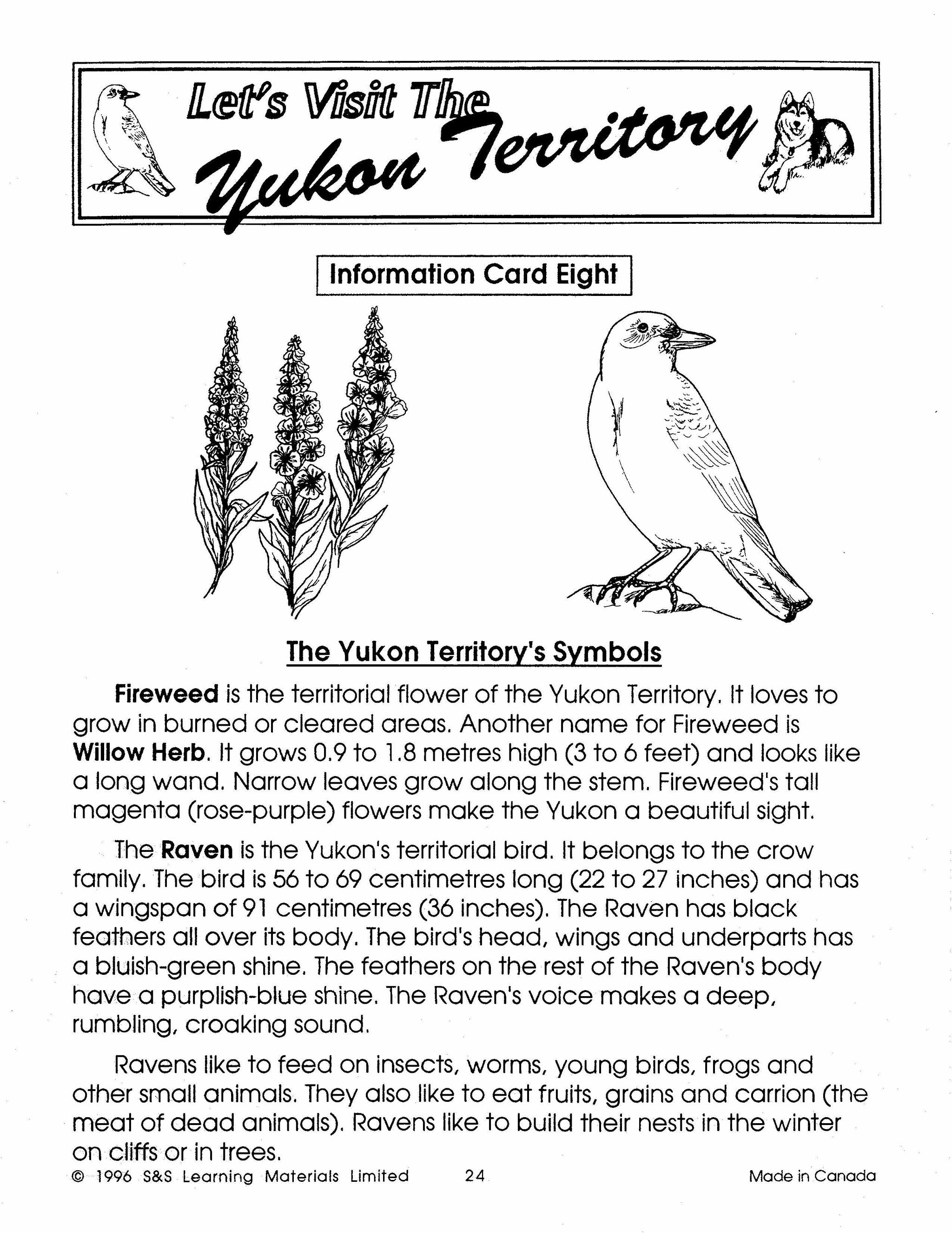 Let's Visit Canada's Territories -  A 3 Book Bundle Grades 2-4