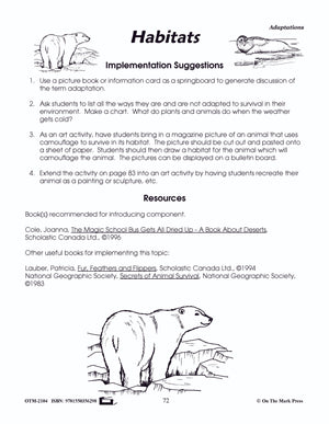 Adaptations Lesson Plan Grades 4-6