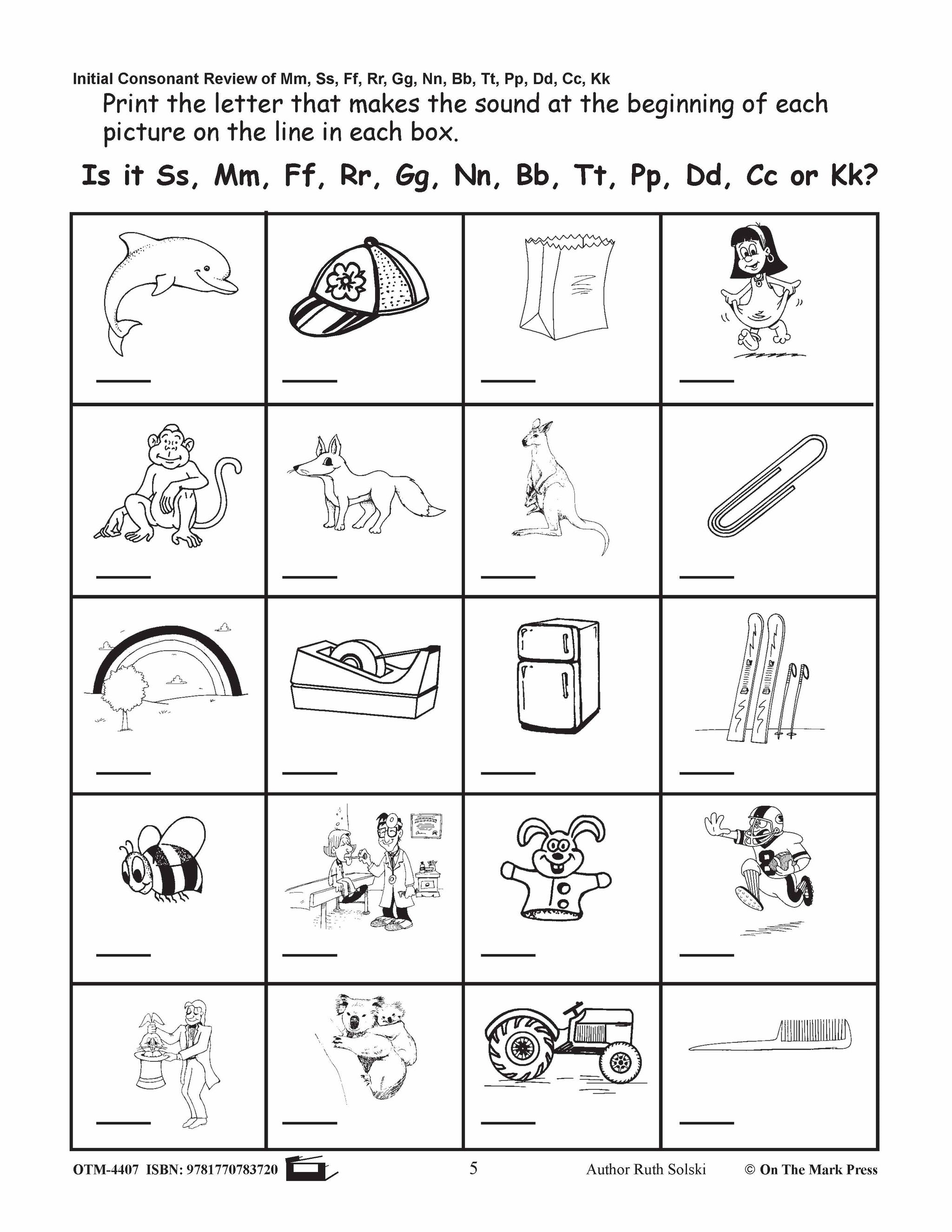 Initial & Final Consontants 28 Lesson Big Bundle! Grades Kindergarten To 1