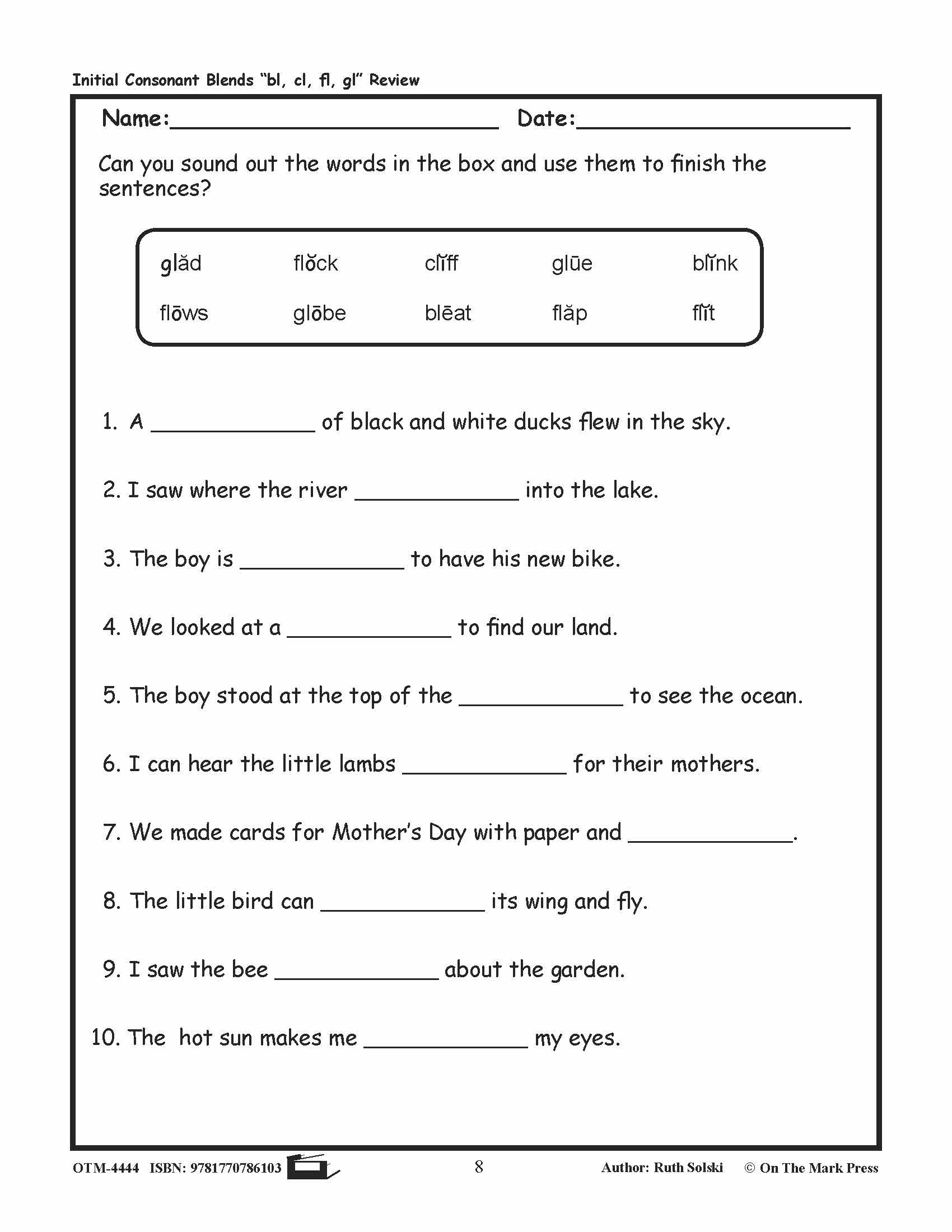 L & R Blends Big Bundle: 13 Lessons & Test Bundle! Grades K-1