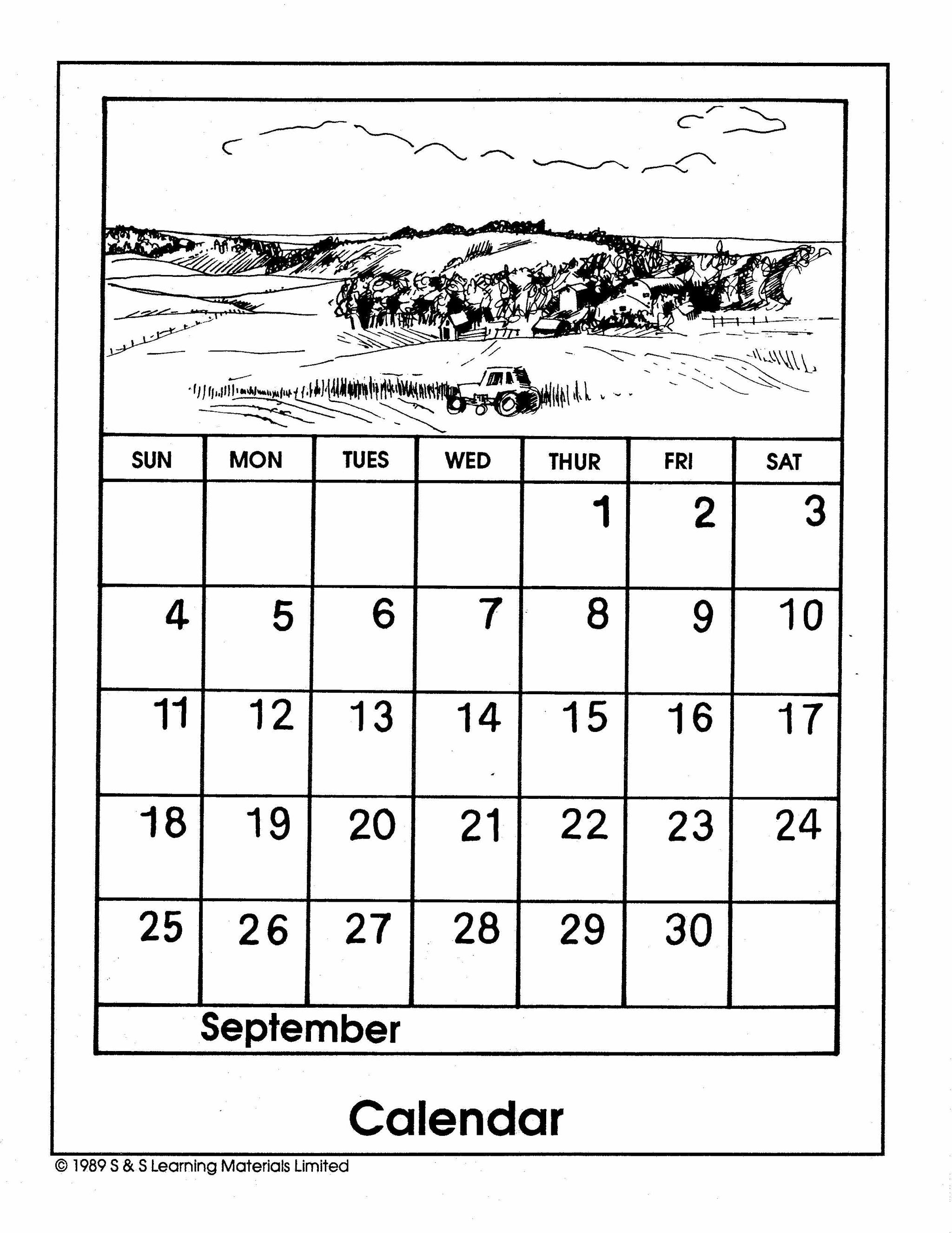 All Kinds of Clocks Black & White Picture Collection Grades K-8