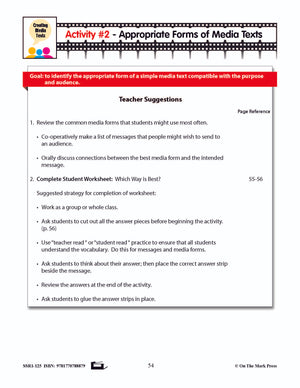 Appropriate Forms Of Media Texts Gr. K-1