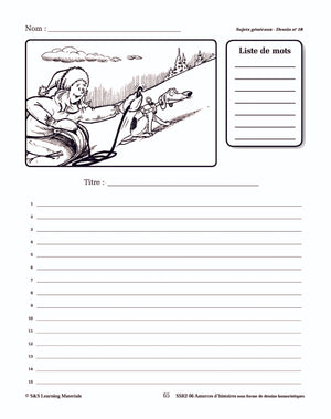 Amorces d'histoires sous forme de dessins humoristiques 4e à 6e année