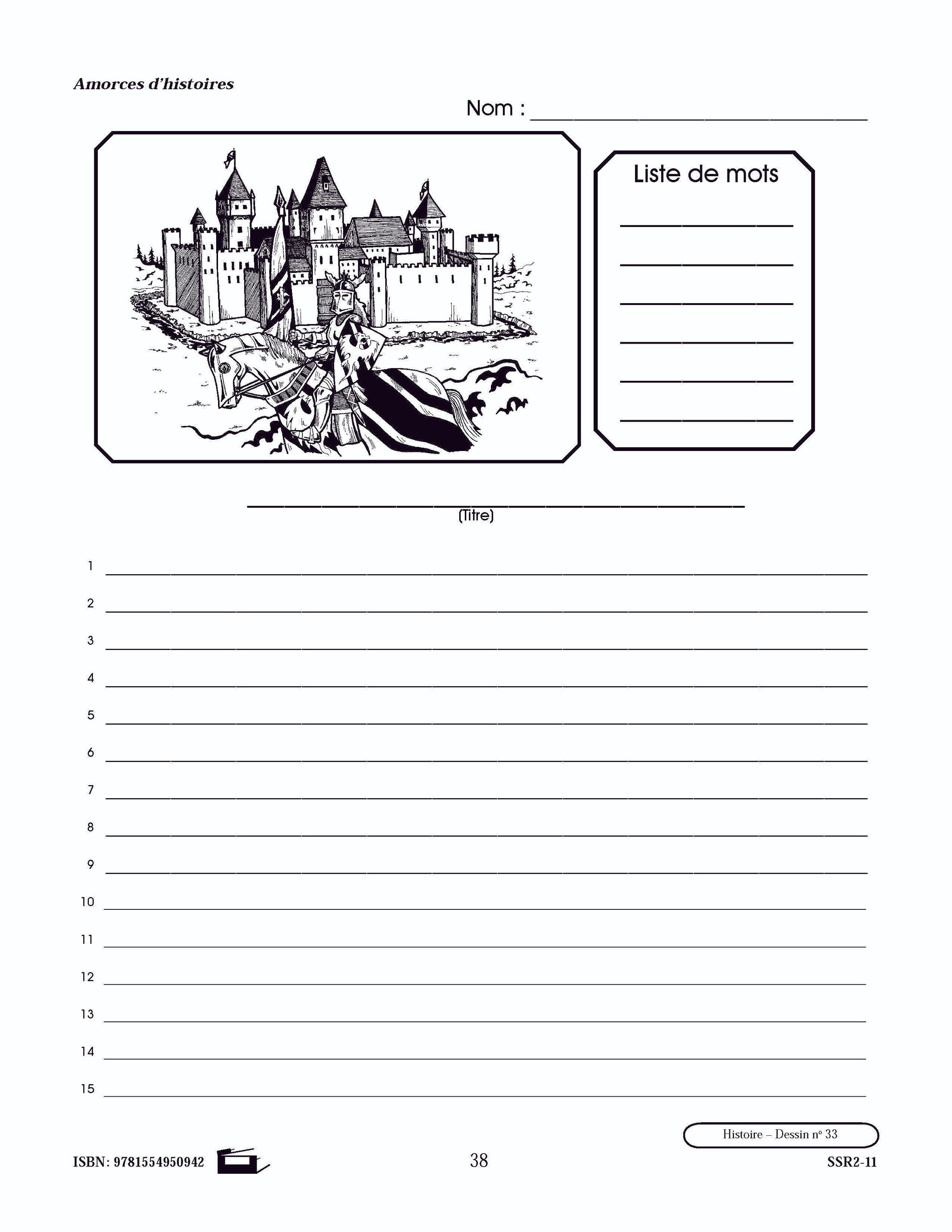 Amorces de récits historiques 4e à 6e année