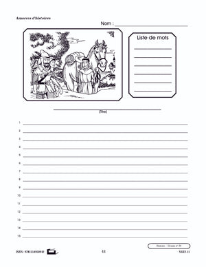 Amorces de récits historiques 4e à 6e année