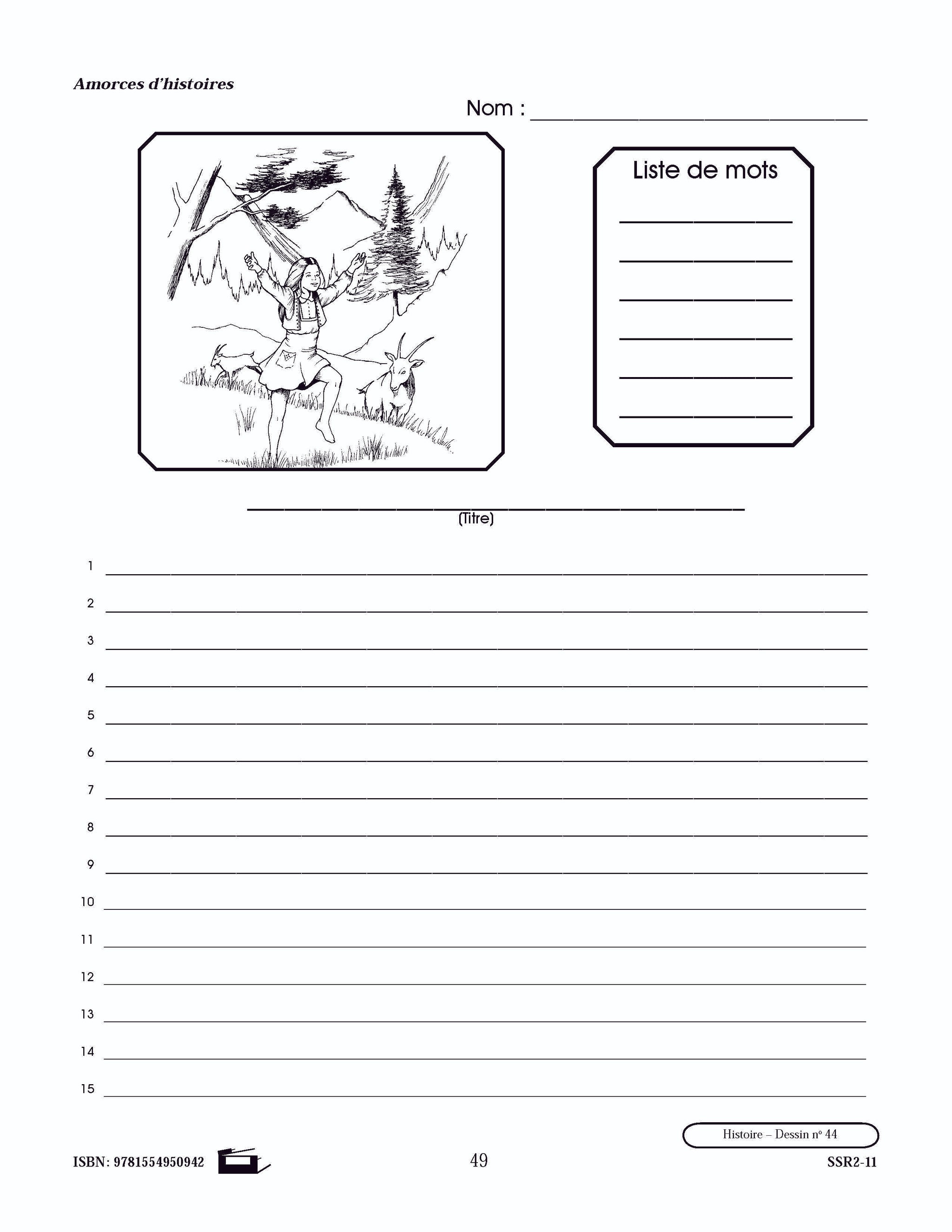 Amorces de récits historiques 4e à 6e année