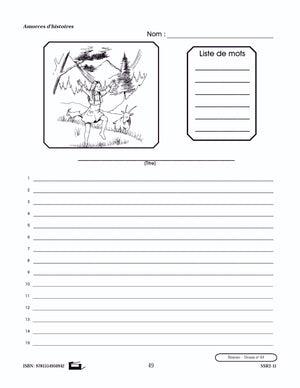 Amorces de récits historiques 4e à 6e année