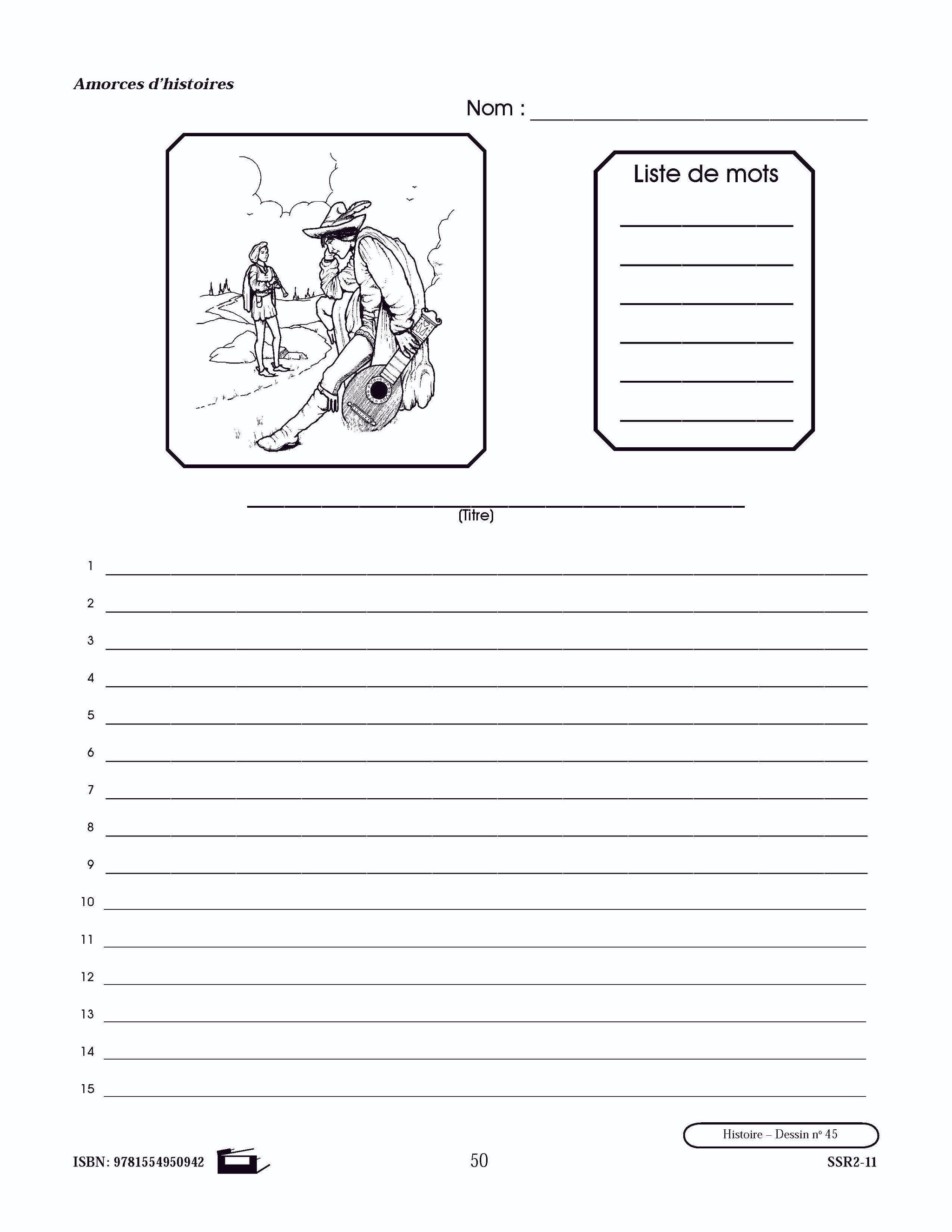 Amorces de récits historiques 4e à 6e année