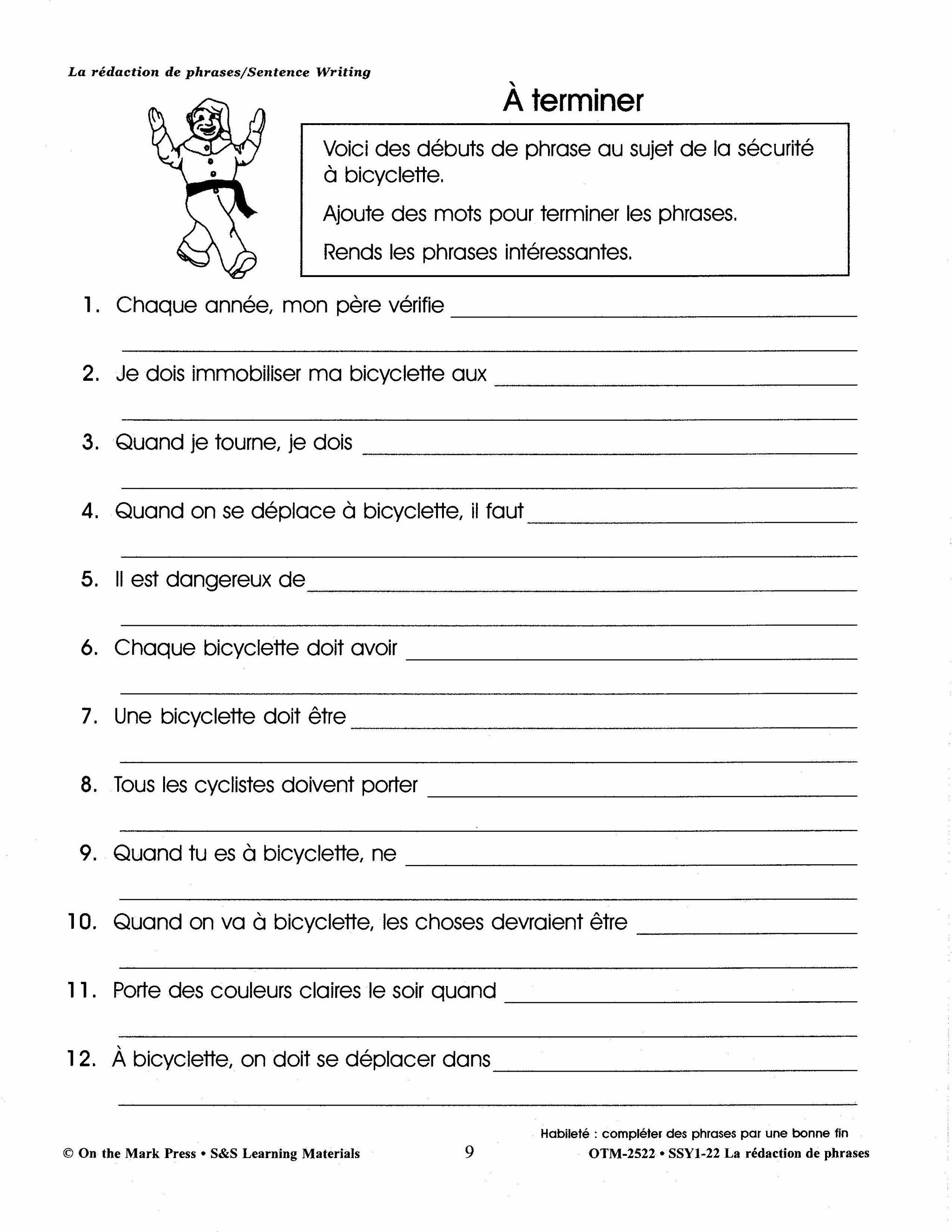 French/English Language Arts: 5 Book Bundle Grades 1-3