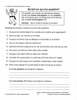 French/English Language Arts: 5 Book Bundle Grades 1-3