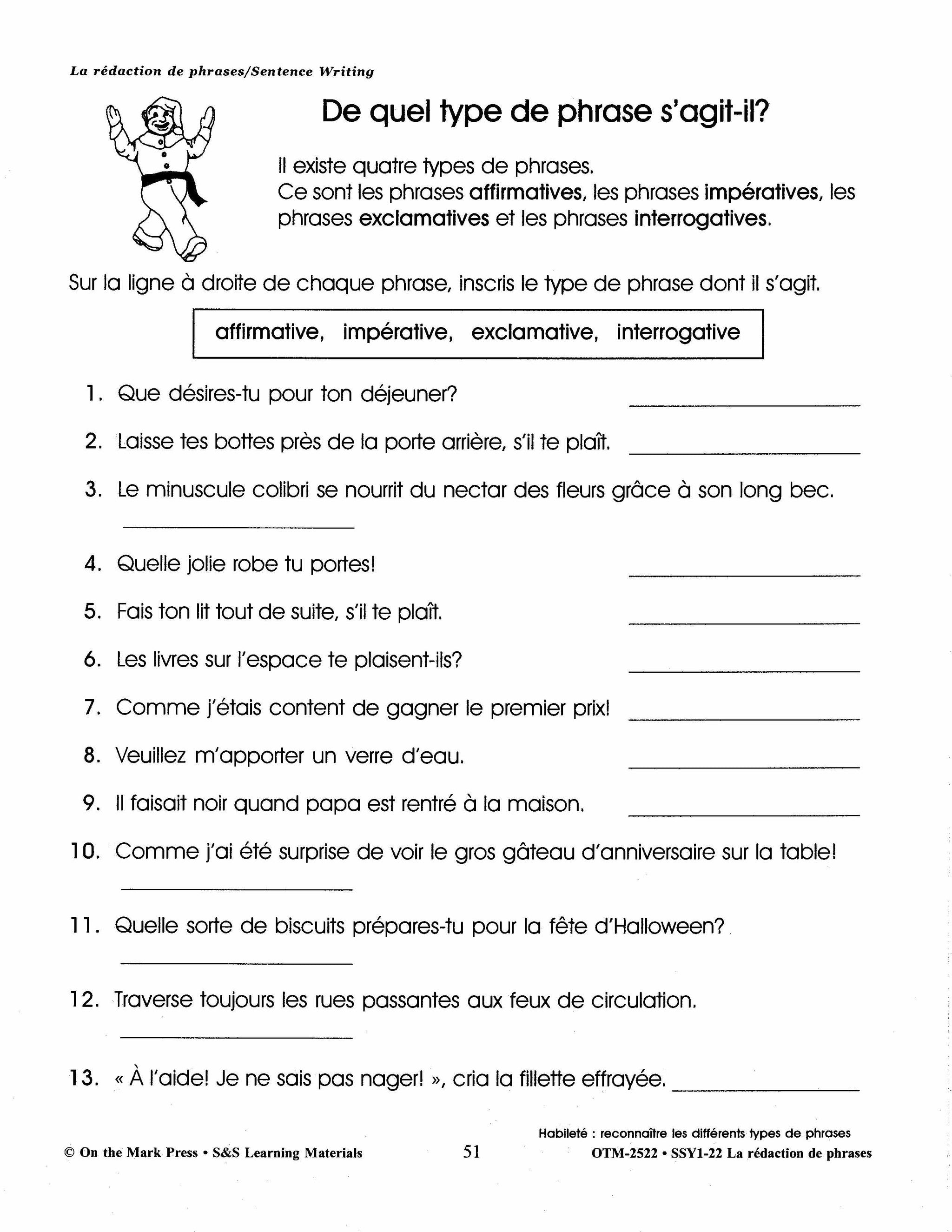 French/English Language Arts: 5 Book Bundle Grades 1-3