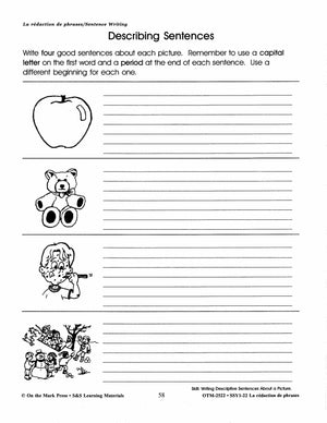 French/English Language Arts: 5 Book Bundle Grades 1-3