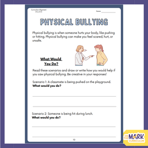 Personal Safety and Injury Prevention Alberta Grade 4 Curriculum - Workbook & Slides!
