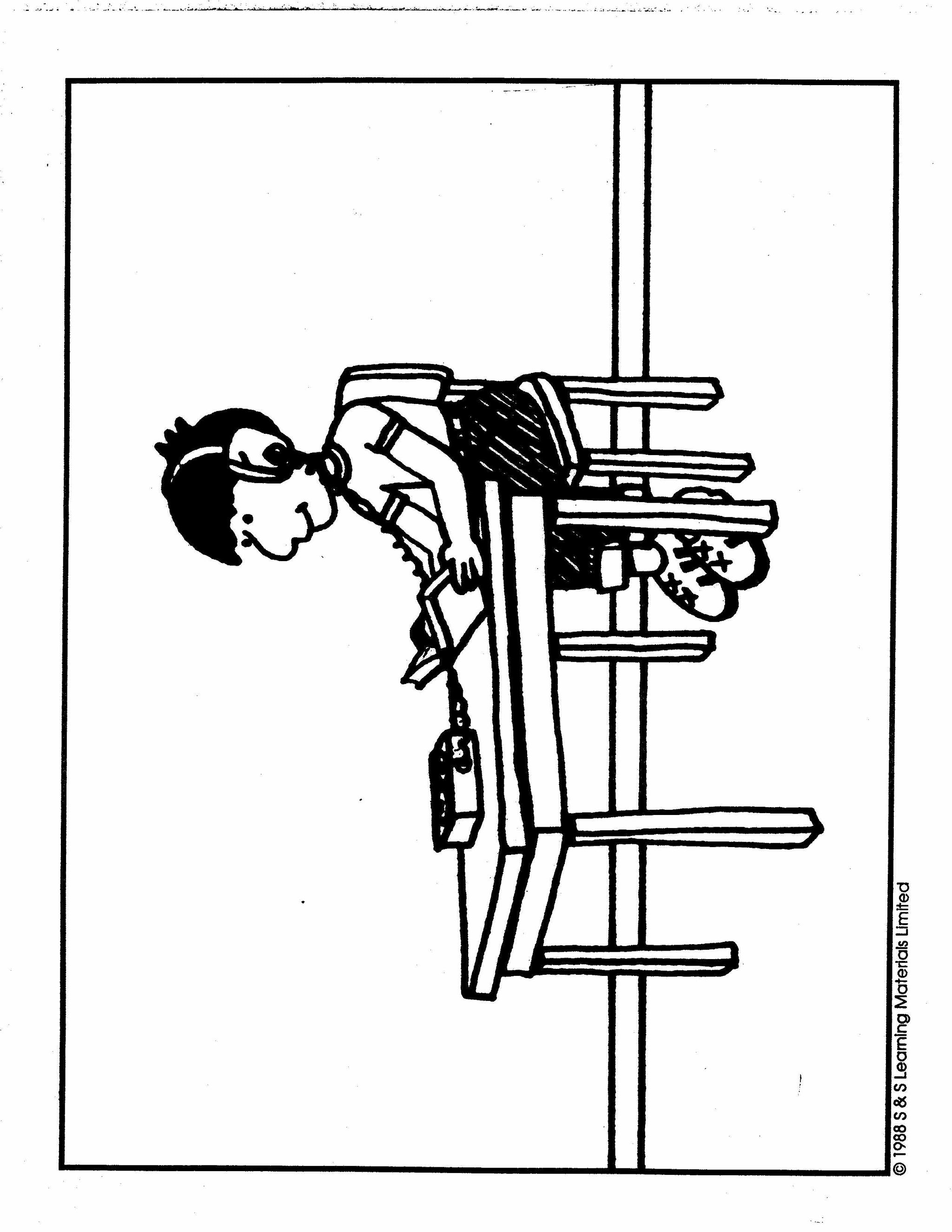 Back To School Black & White Picture Collection Grades K-8