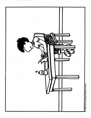 Back To School Black & White Picture Collection Grades K-8