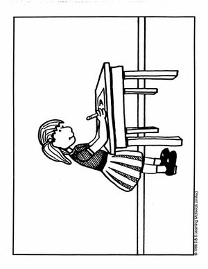 Back To School Black & White Picture Collection Grades K-8