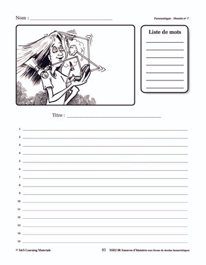 Amorces d'histoires fantastiques sous forme de dessins humoristiques 4e à 6e année