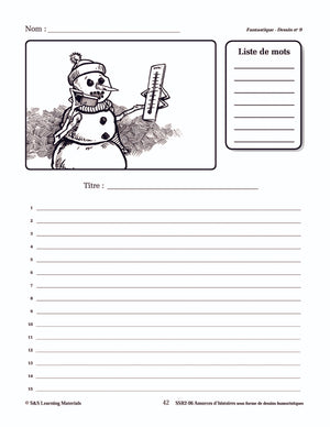 Amorces d'histoires fantastiques sous forme de dessins humoristiques 4e à 6e année