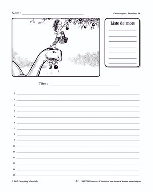 Amorces d'histoires fantastiques sous forme de dessins humoristiques 4e à 6e année