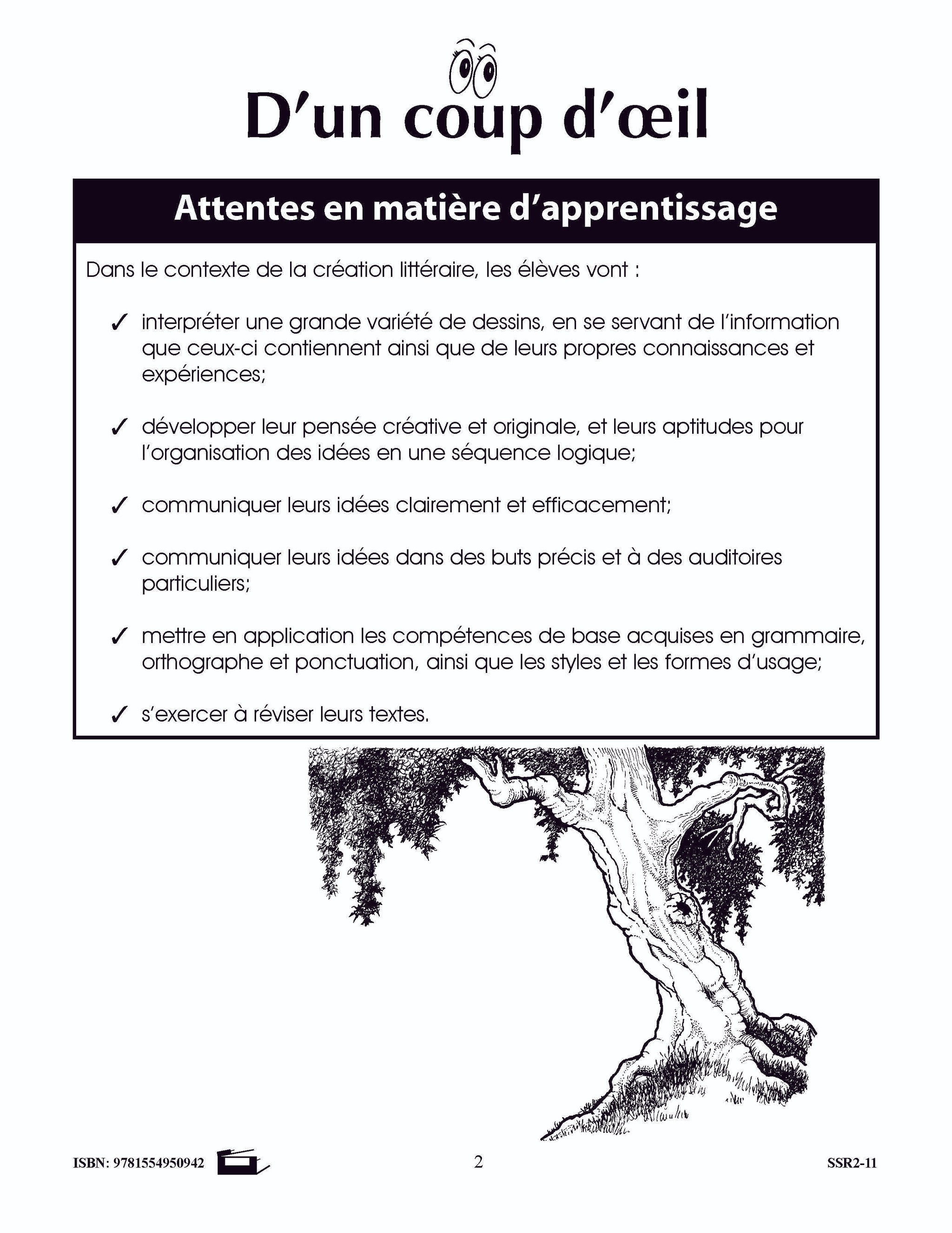 Amorces d'histoires fantastiques 4e à 6e année
