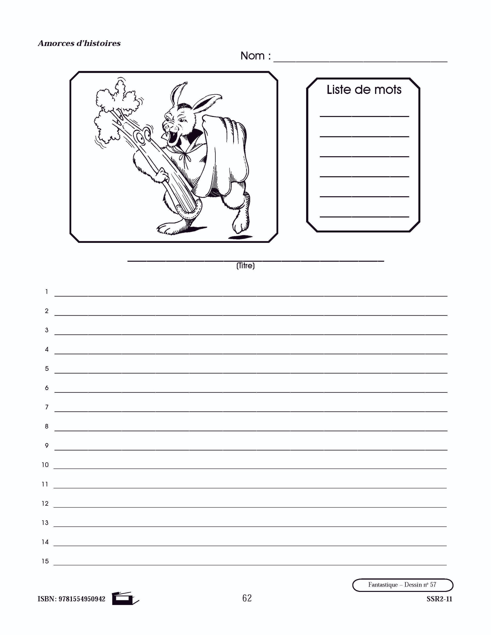 Amorces d'histoires fantastiques 4e à 6e année