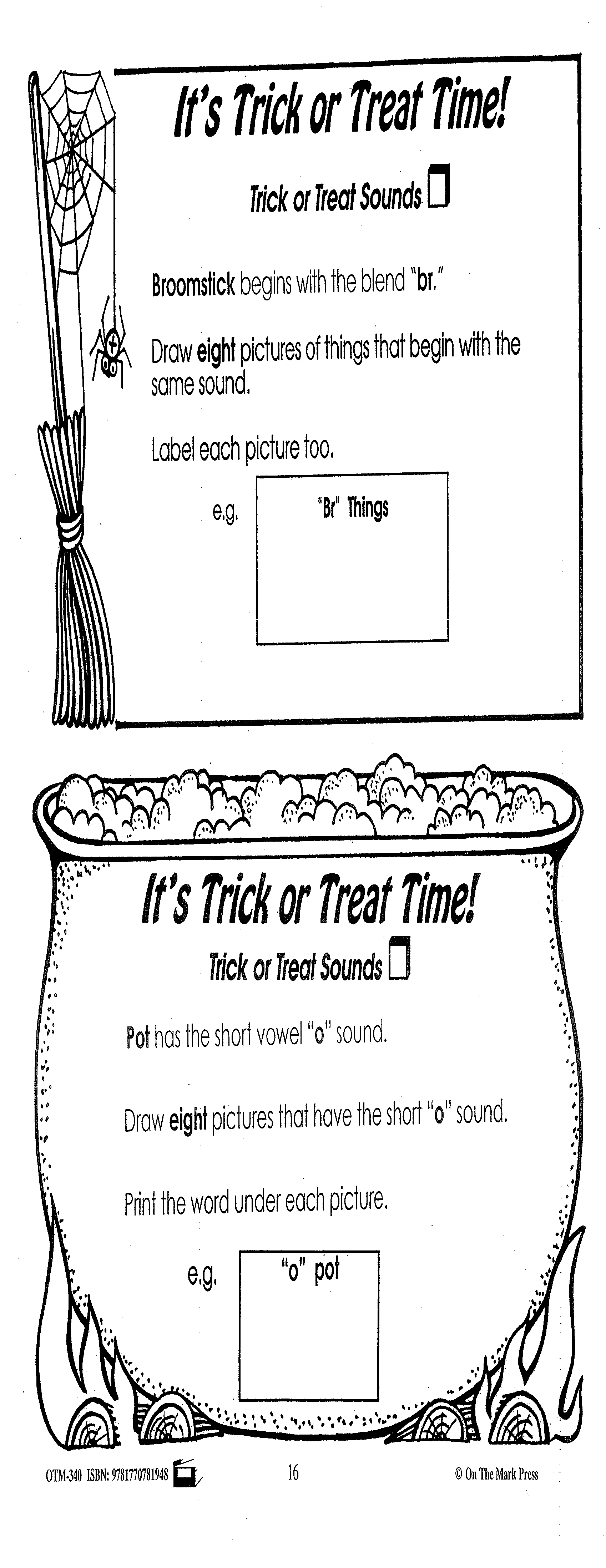 It's Trick or Treat Time Grade 2 - Halloween Fun for Grade 2 Students