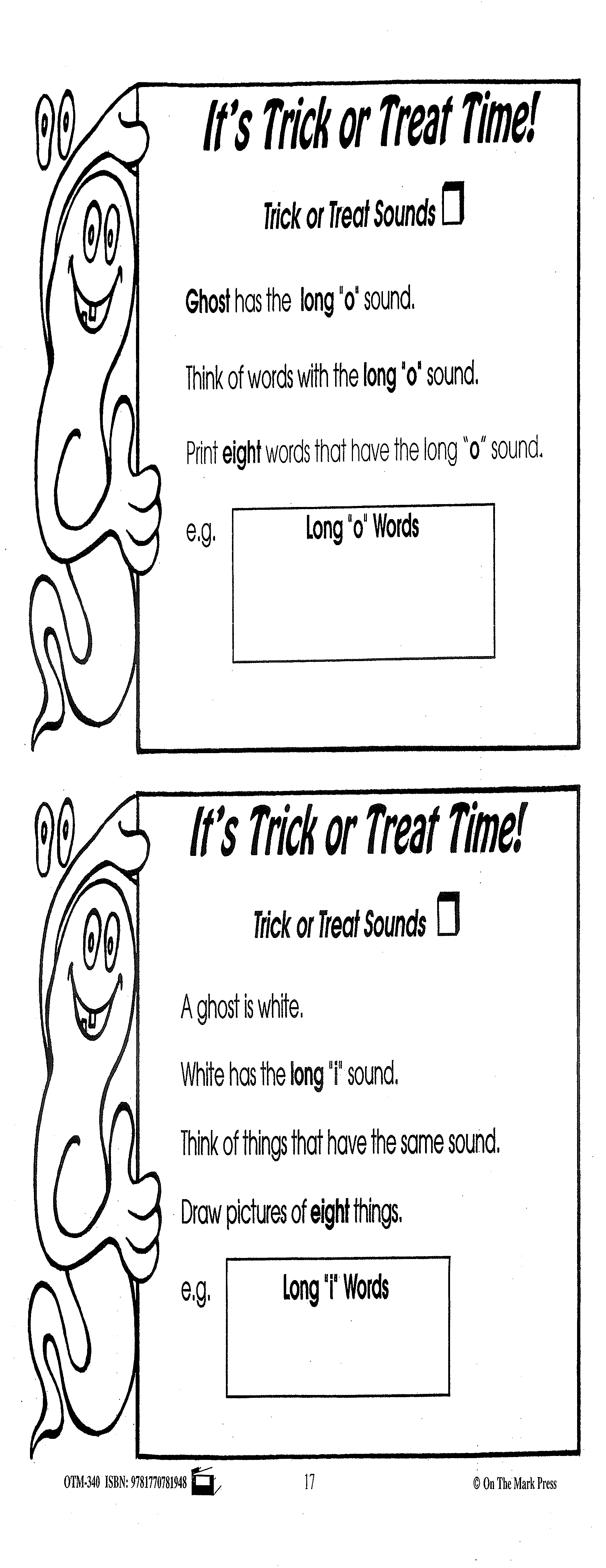 It's Trick or Treat Time Grade 2 - Halloween Fun for Grade 2 Students