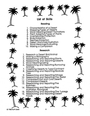 All About Deserts Grades 4-6