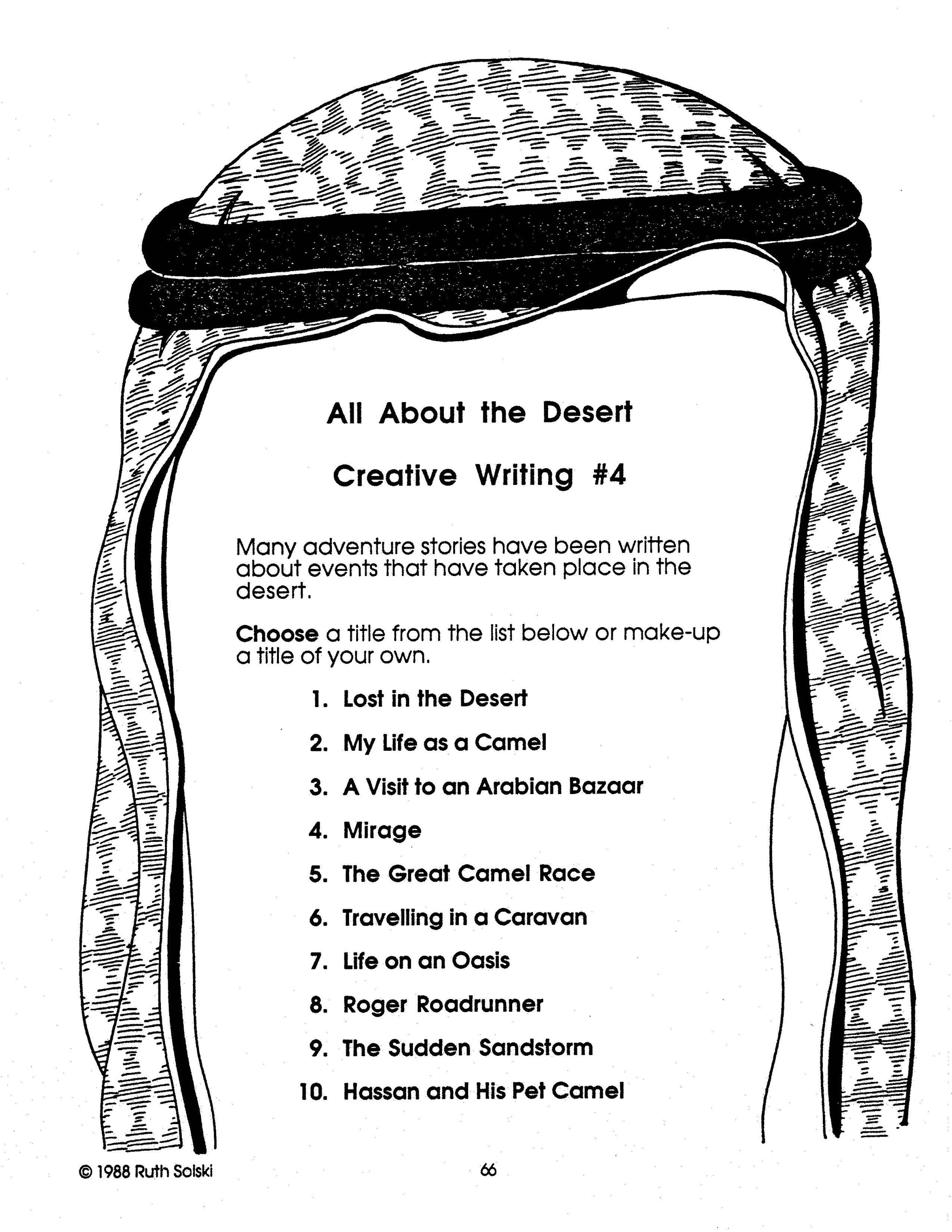 All About Deserts Grades 4-6